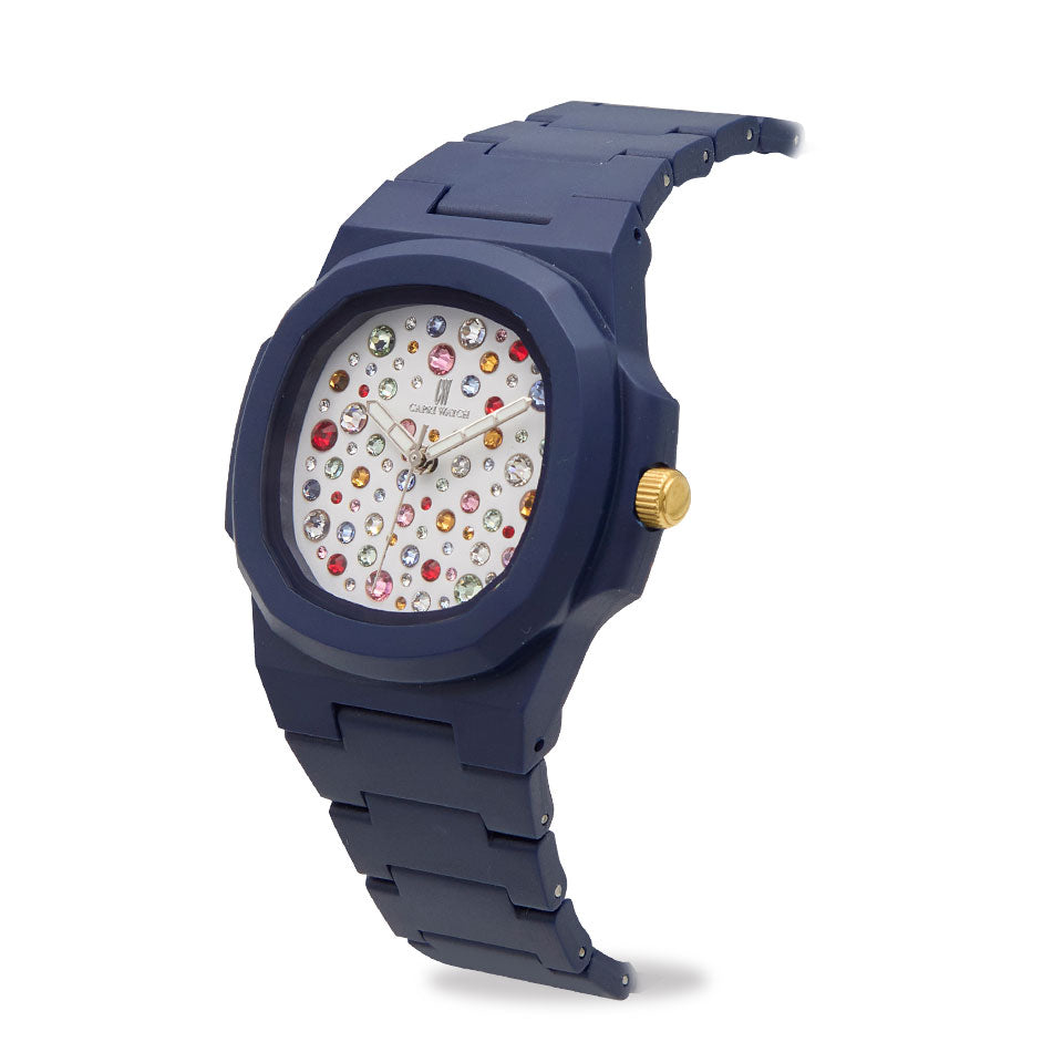 Capri Watch – Orologio Rainbow 38 Multijoy Blue Navy (Ref. 6094)