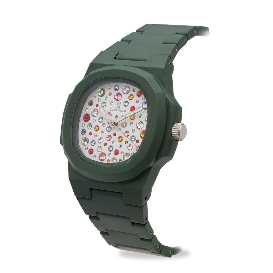 Capri Watch – Orologio Rainbow 38 Multijoy Green (Ref. 6096)