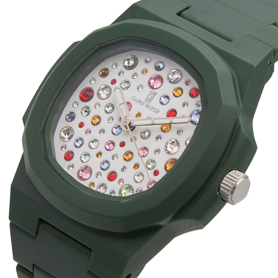 Capri Watch – Orologio Rainbow 38 Multijoy Green (Ref. 6096)