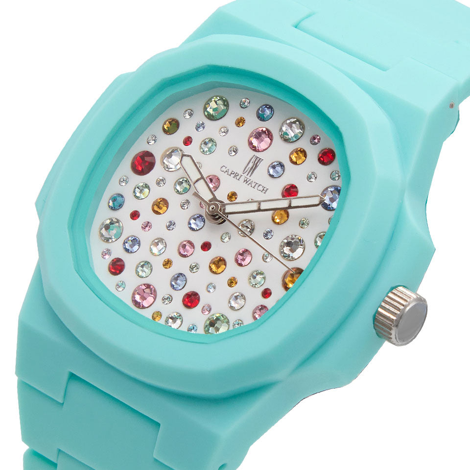 Capri Watch – Orologio Rainbow 38 Multijoy Light Blue (Ref. 6098)