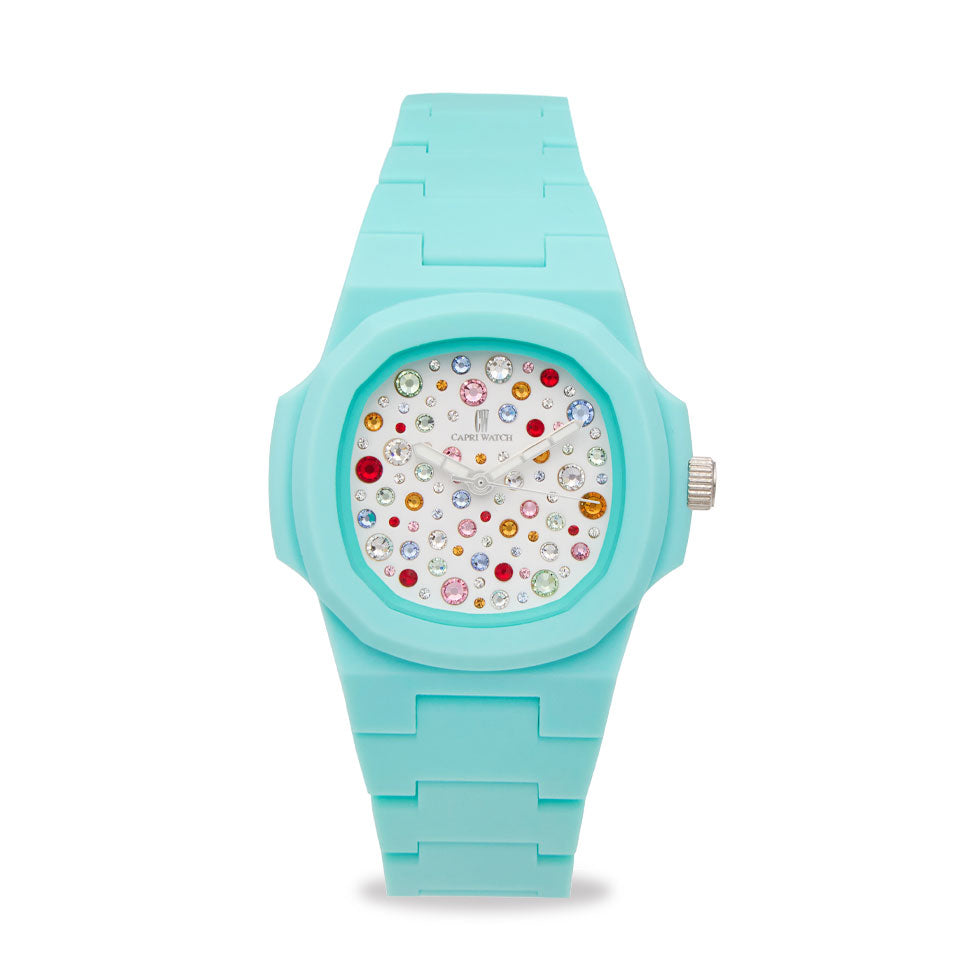 Capri Watch – Orologio Rainbow 38 Multijoy Light Blue (Ref. 6098)