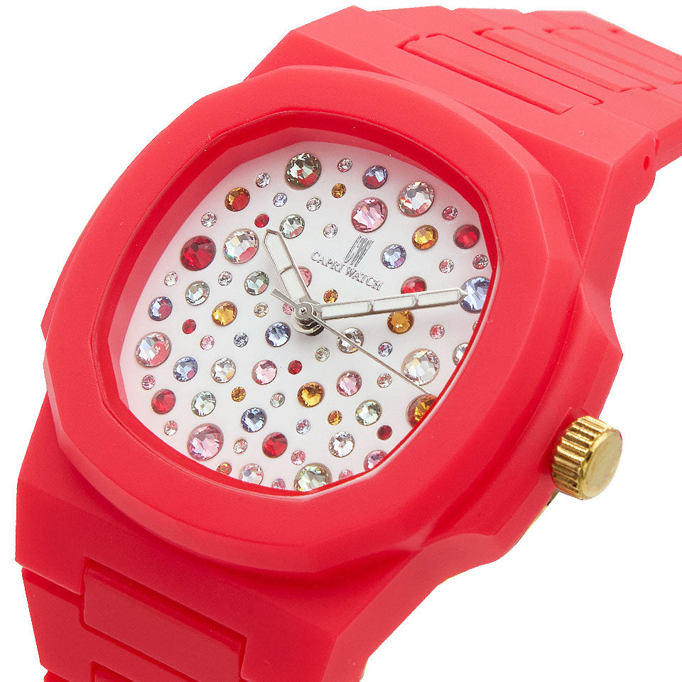 Capri Watch – Orologio Rainbow 38 Multijoy Red (Ref. 6095)
