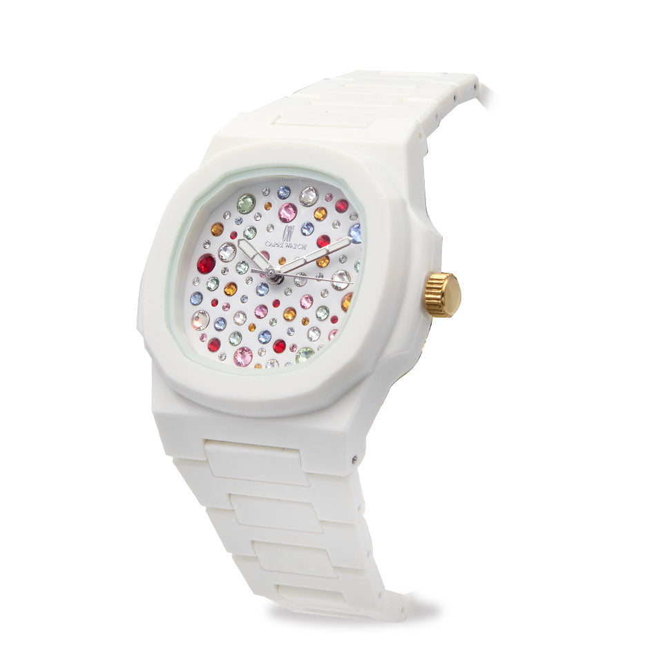 Capri Watch – Orologio Rainbow 38 Multijoy White (Ref. 6093)