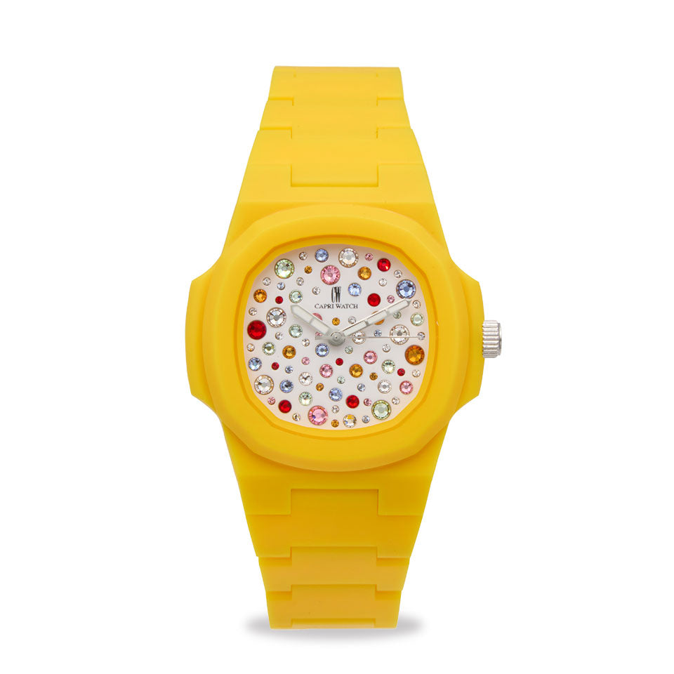 Capri Watch – Orologio Rainbow 38 Multijoy Yellow (Ref. 6097)