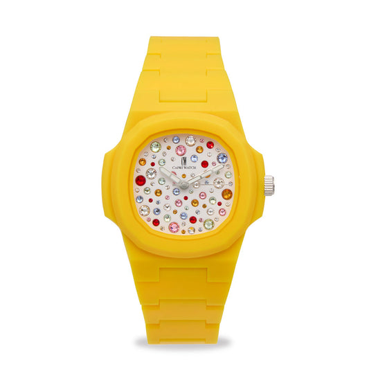 Capri Watch – Orologio Rainbow 38 Multijoy Yellow (Ref. 6097)