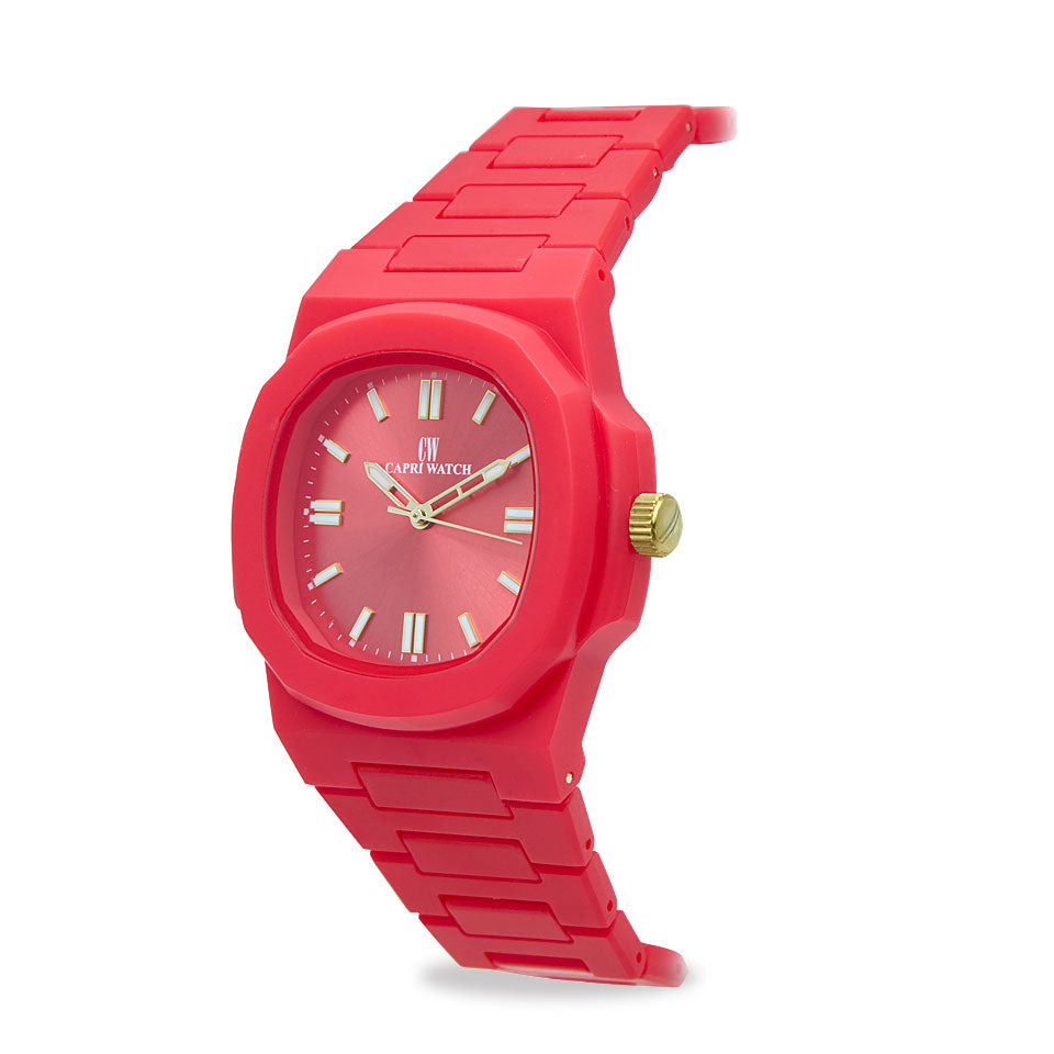 Capri Watch – Orologio Rainbow 38 Red (Ref. 5998)
