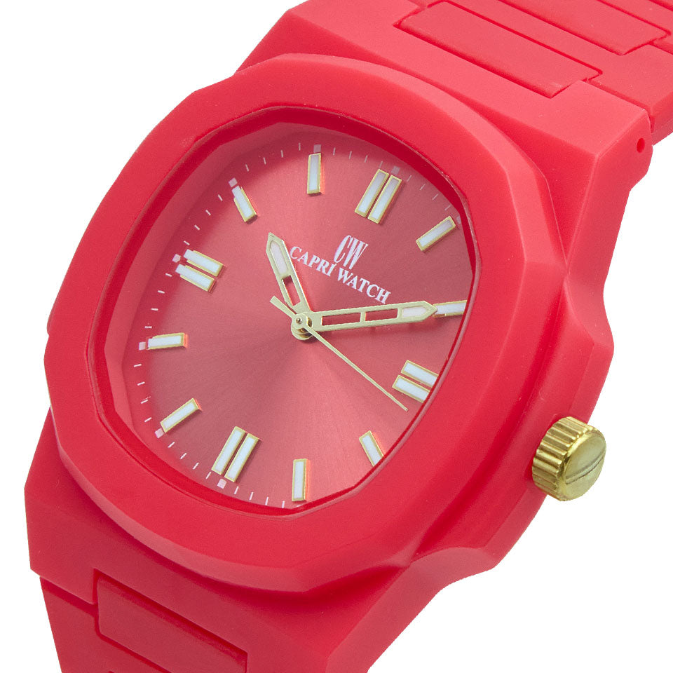 Capri Watch – Orologio Rainbow 38 Red (Ref. 5998)