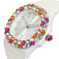Capri Watch – Orologio Rainbow 38 White Bezel Double Multijoy (Ref. 6117)