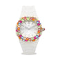 Capri Watch – Orologio Rainbow 38 White Bezel Double Multijoy (Ref. 6117)