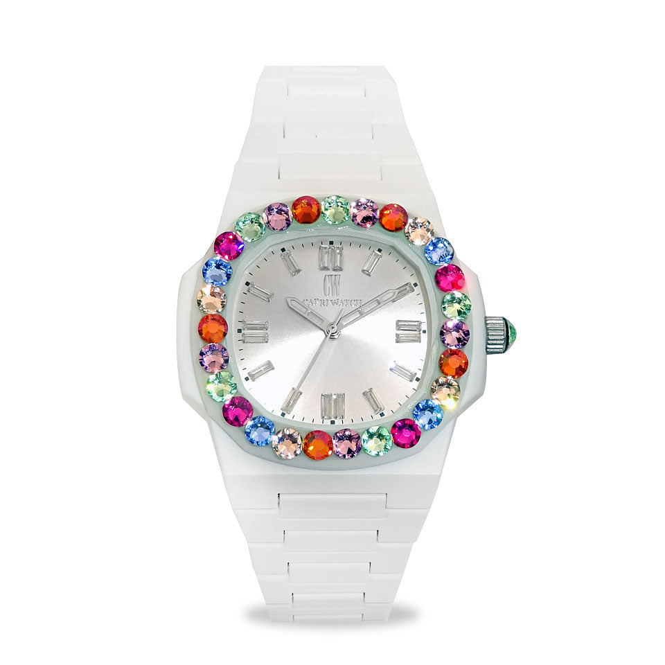 Capri Watch – Orologio Rainbow 38 White Bezel Multijoy (Ref. 6135)