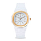 Capri Watch – Orologio Rainbow 38 White Rose Bezel (Ref. 6121)