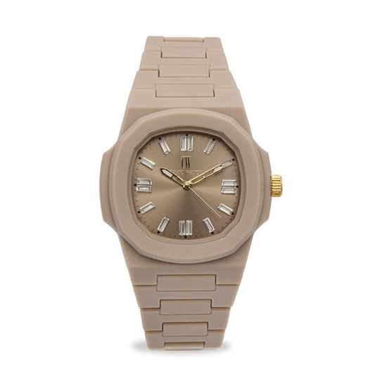 Capri Watch - Orologio Rainbow Crystal 38 Beige