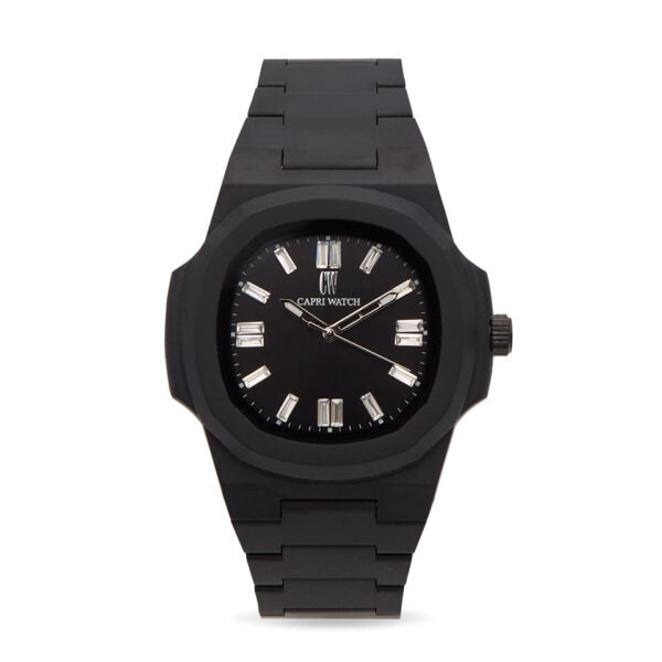 Capri Watch - Orologio Rainbow Crystal 38 Black