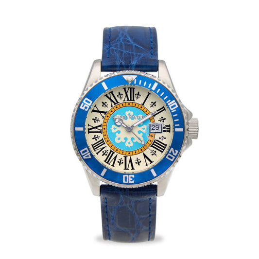 Capri Watch - Orologio Sub Capri First 40 Crocodile Blue Navy