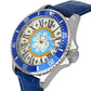 Capri Watch – Orologio Sub Capri First 40 Crocodile Blue Royal (Ref. 6085-41)