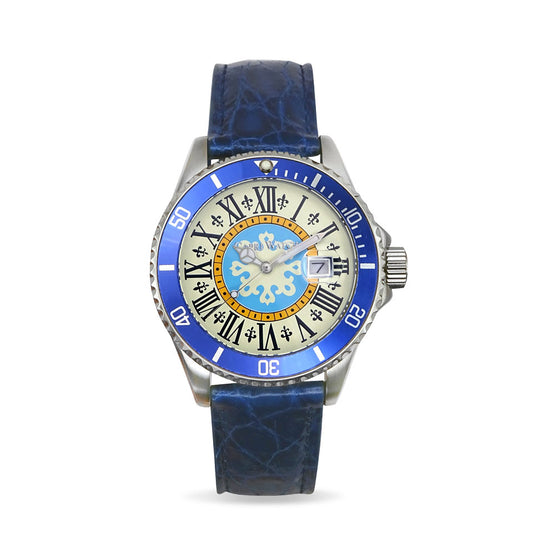 Capri Watch – Orologio Sub Capri First 40 Crocodile Blue Royal (Ref. 6085-41)