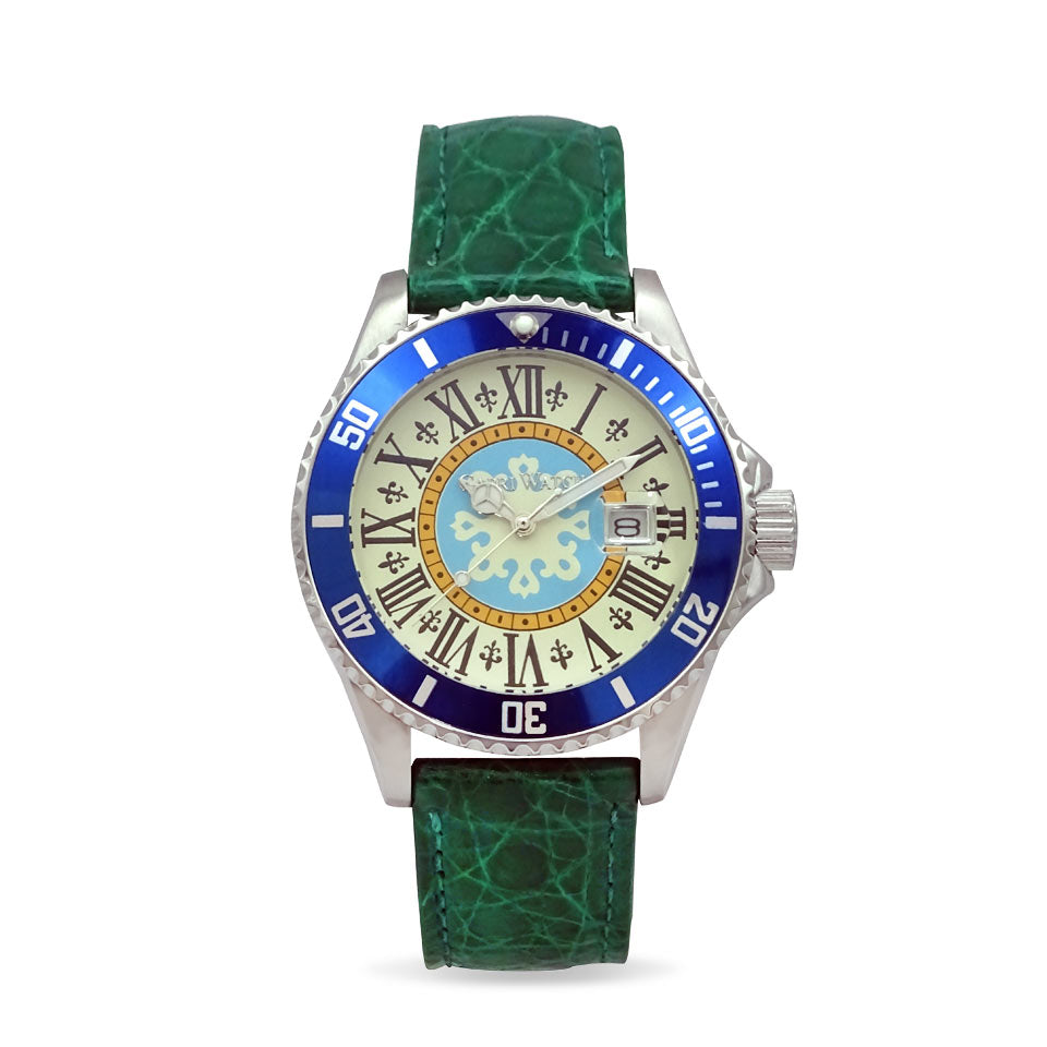 Capri Watch – Orologio Sub Capri First 40 Crocodile Green (Ref. 6085-50)