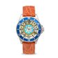 Capri Watch - Orologio Sub Capri First 40 Crocodile Orange