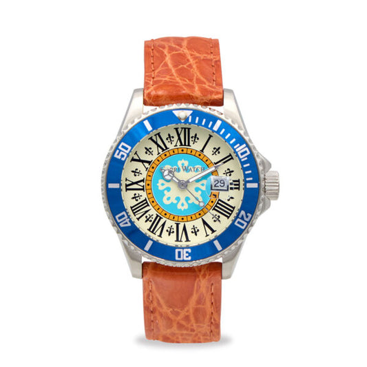 Capri Watch - Orologio Sub Capri First 40 Crocodile Orange