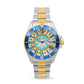 Capri Watch - Orologio Sub Capri First 40 Steel-Gold Blue