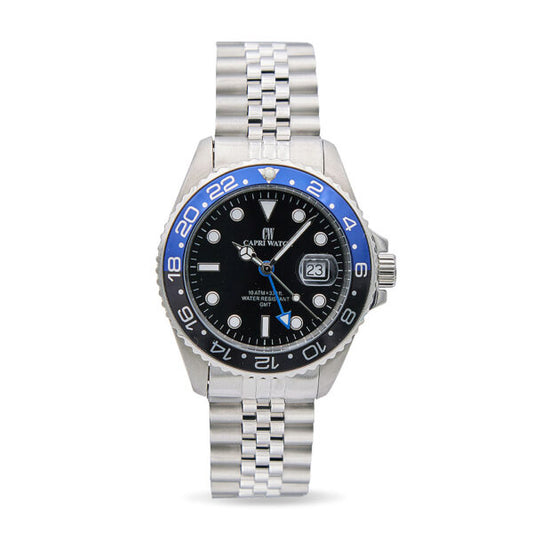 Capri Watch - Orologio Sub Capri GMT 40 Black Blue