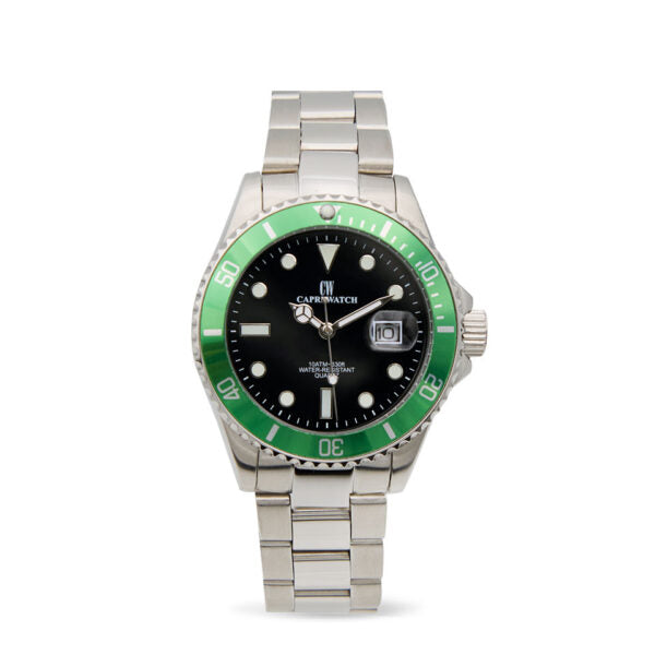Capri Watch - Orologio Sub Capri 40 Black-Green
