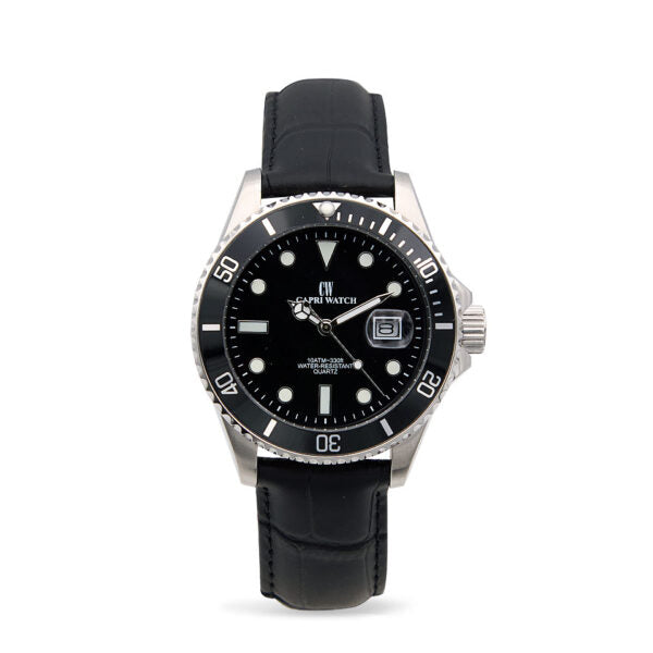 Capri Watch - Orologio Sub Capri 40 Black-Black