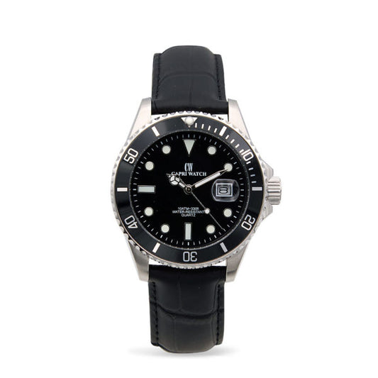 Capri Watch - Orologio Sub Capri 40 Black-Black
