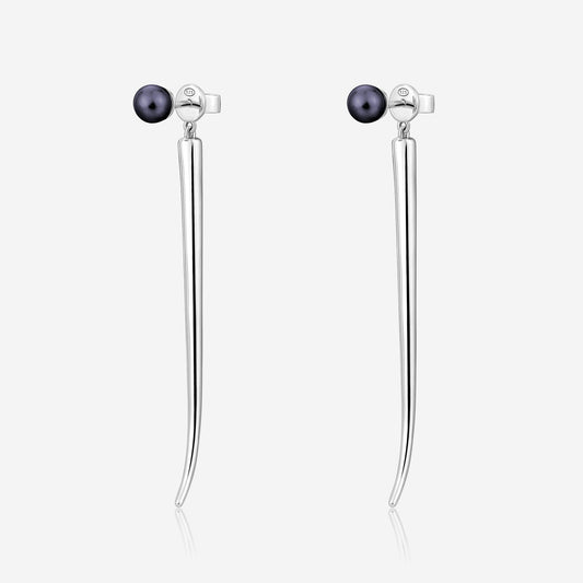 Orecchini Pianegonda Cuspis con perle naturali in argento 925 - PCUE04