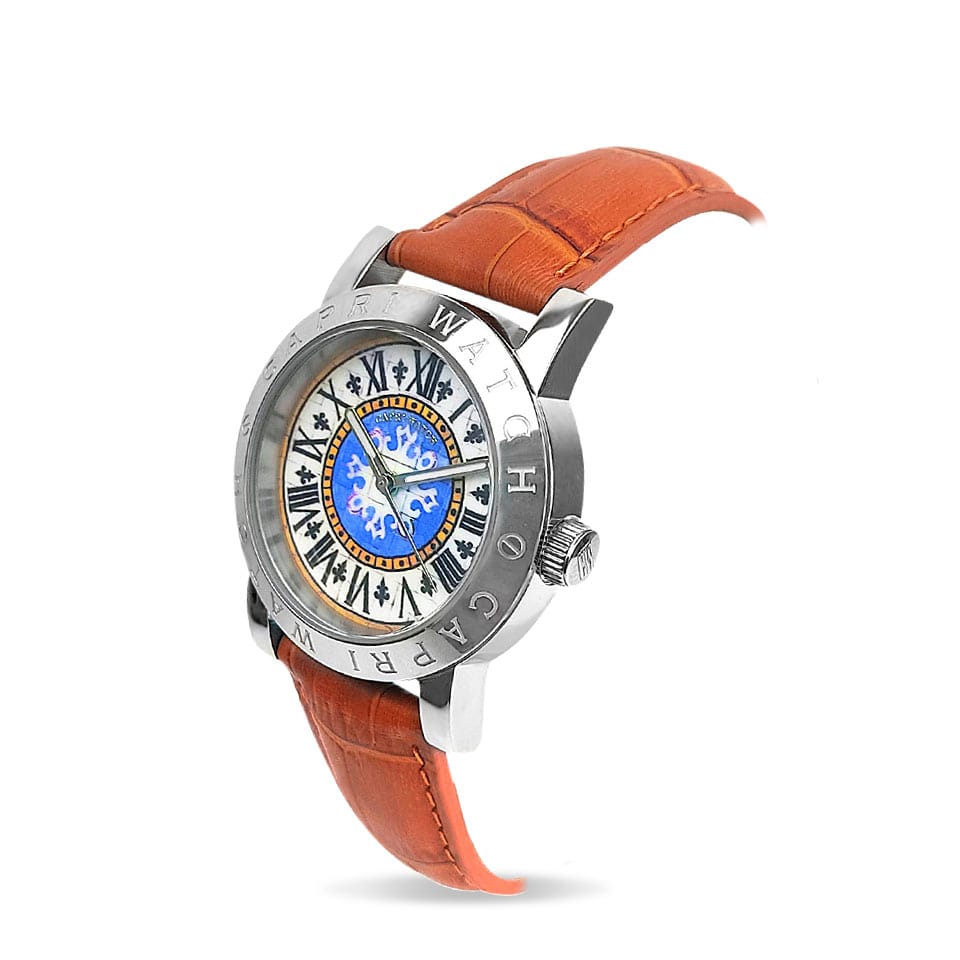Capri Watch – Orologio Paola First Stainless Steel Orange (Ref. 5617-20)