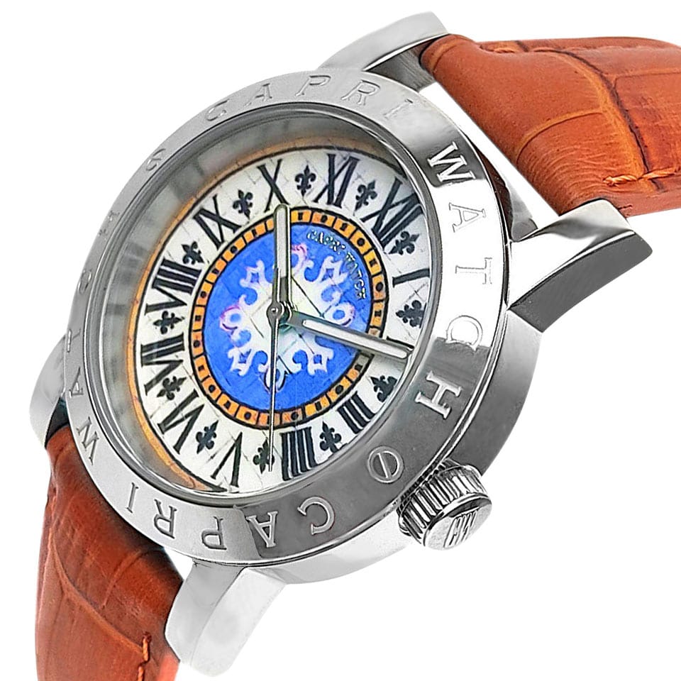 Capri Watch – Orologio Paola First Stainless Steel Orange (Ref. 5617-20)