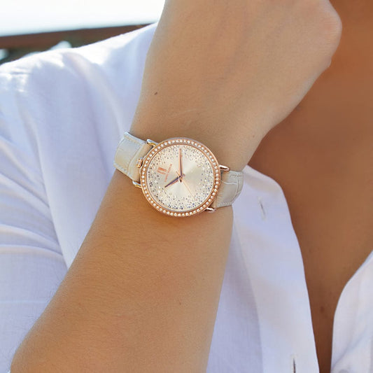 Capri Watch – Orologio Retrò Mini Storm Beige (Ref. 5387)