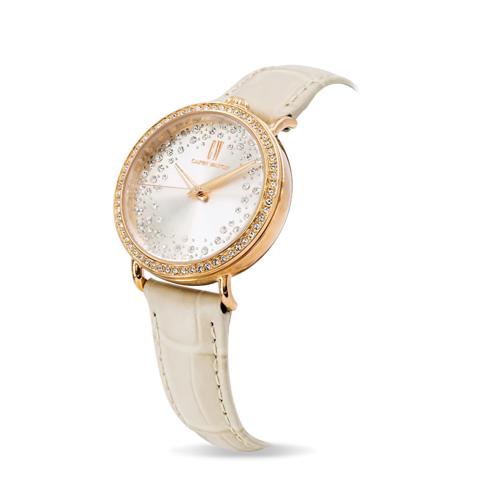 Capri Watch – Orologio Retrò Mini Storm Beige (Ref. 5387)