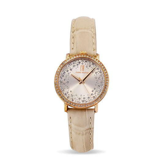 Capri Watch – Orologio Retrò Mini Storm Beige (Ref. 5387)