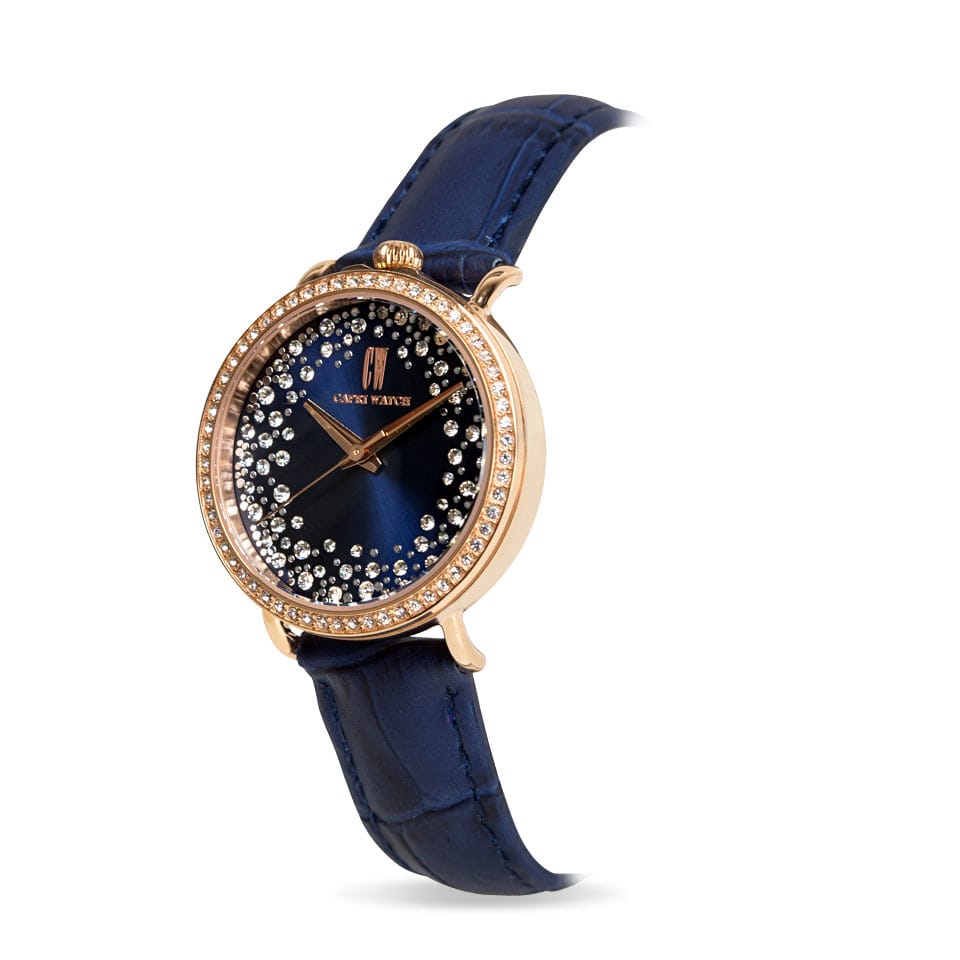 Capri Watch – Orologio Retrò Mini Storm Blu Navy (Ref. 5388)