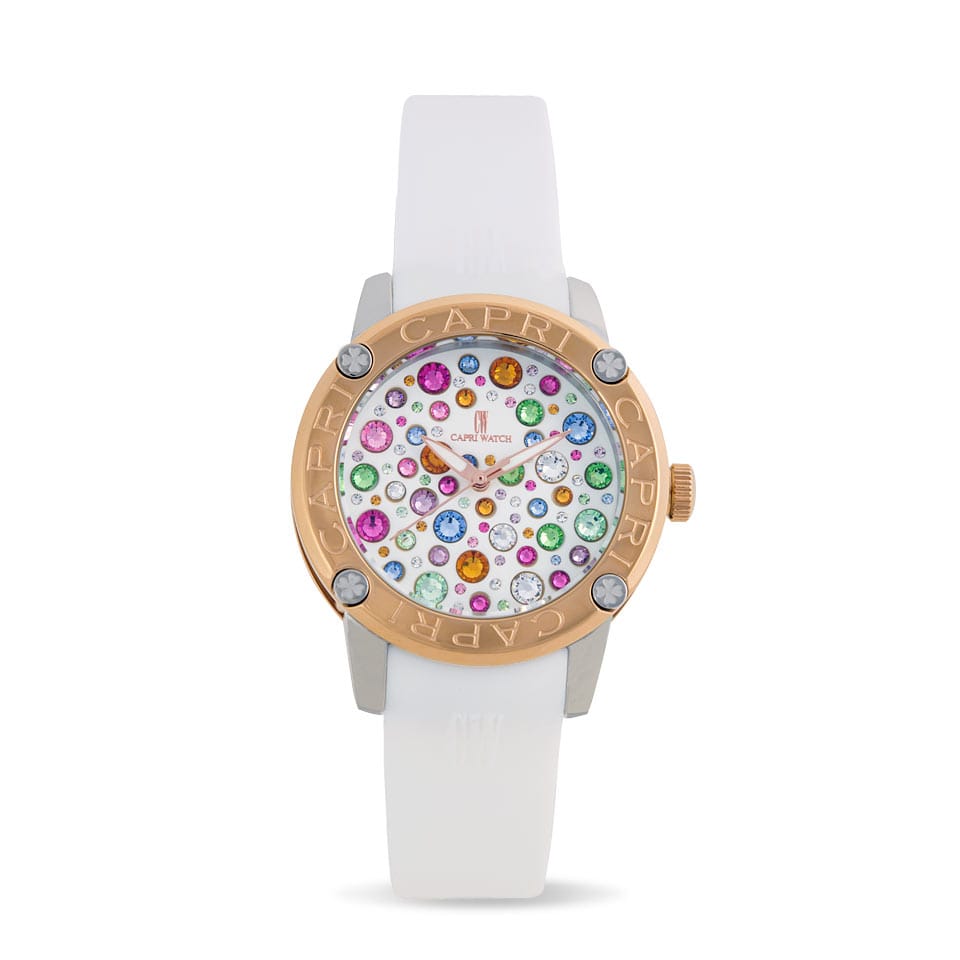 Capri Watch – Orologio Rocks Multijoy Bimetal White (Ref. 5308-00)