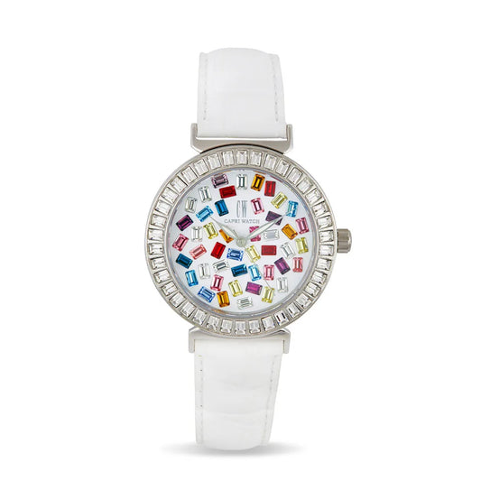 Orologio Rossella Color Mosaic White-Silver / Art.5486