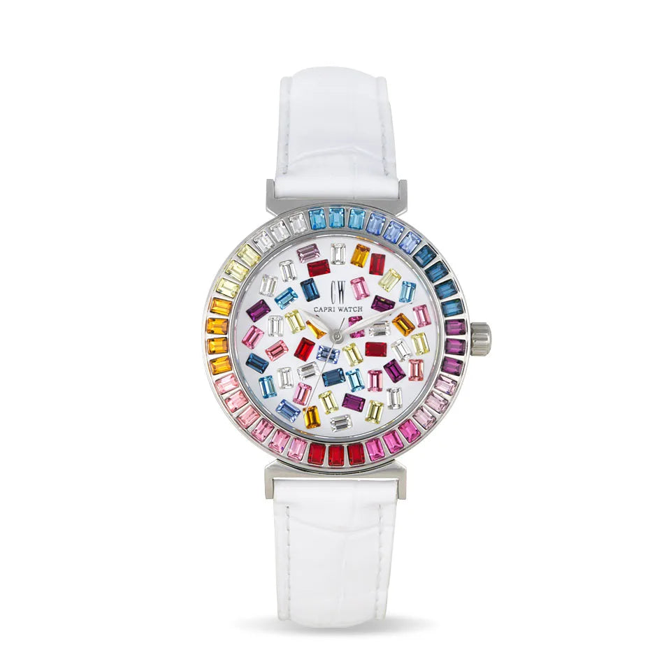 Orologio Rossella Color Mosaic White-Silver / Art.5481