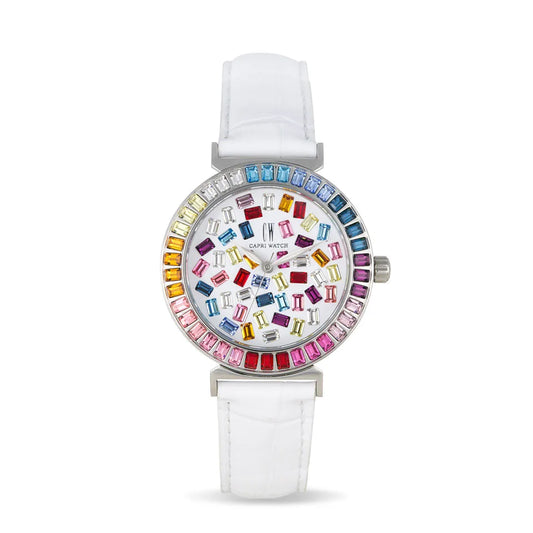 Orologio Rossella Color Mosaic White-Silver / Art.5481