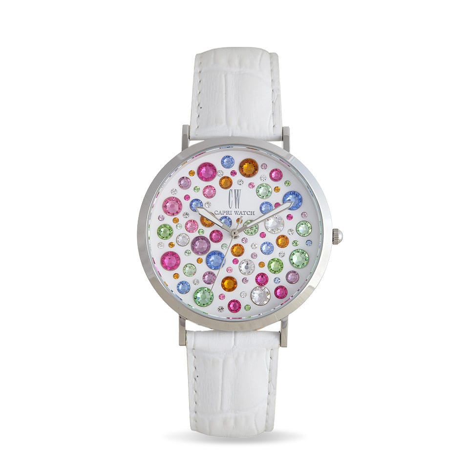Capri Watch – Orologio Slim MultiJoy 40 mm White (Ref. 5438-00)