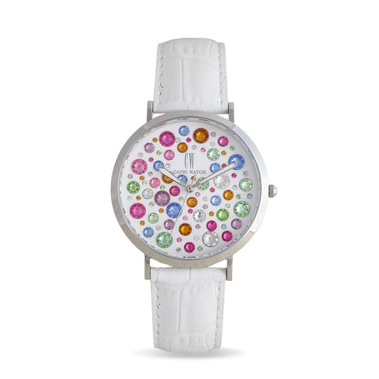 Capri Watch – Orologio Slim MultiJoy 40 mm White (Ref. 5438-00)
