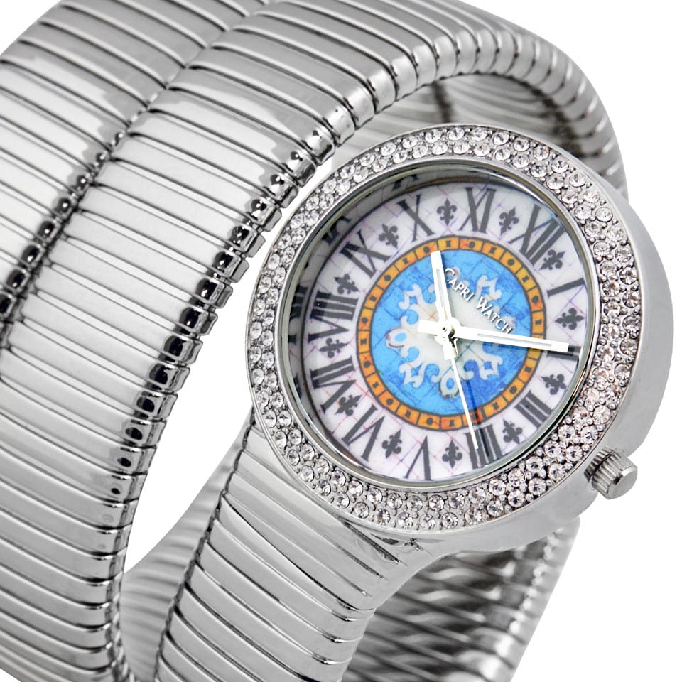 Capri Watch – Orologio Snake First Stones Silver (Ref. 5372F)