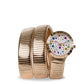 Capri Watch – Orologio Snake Bianco Multijoy CapriCapri Rose Gold (Ref. 5378)