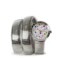 Capri Watch – Orologio Snake Bianco Multijoy CapriCapri Stainless Steel (Ref. 5376)