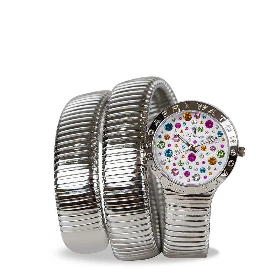 Capri Watch – Orologio Snake Bianco Multijoy CapriCapri Stainless Steel (Ref. 5376)