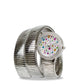Capri Watch – Orologio Snake Bianco Multijoy Stones Stainless Steel (Ref. 5372)