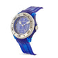 Capri Watch – Orologio Tennis Blu Transparent Silicone Strap (Ref. 5555)