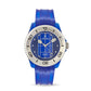Capri Watch – Orologio Tennis Blu Transparent Silicone Strap (Ref. 5555)