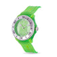 Capri Watch – Orologio Tennis Green Transparent Silicone Strap (Ref. 5557)