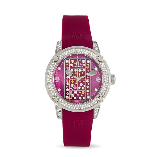 Capri Watch – Orologio Tennis Lady MultiJoy Burgundy (Ref. 5462)
